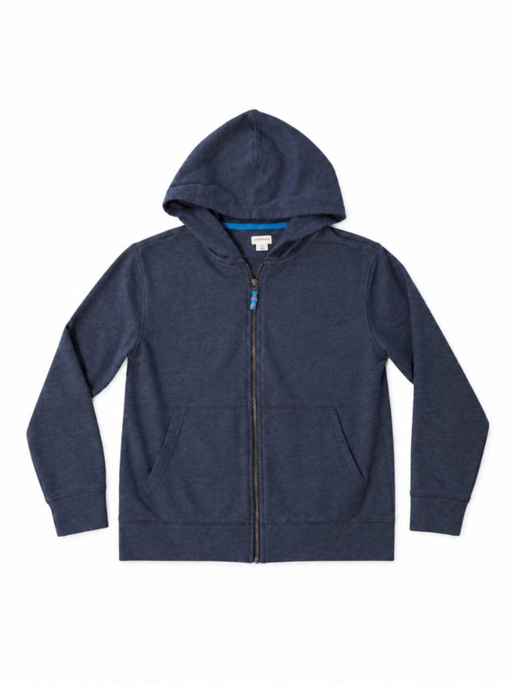 Crewcuts Navy Blue Zip-Up Hooded Sweatshirt